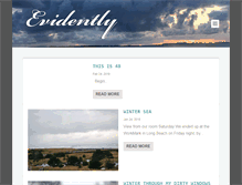 Tablet Screenshot of evidently.org